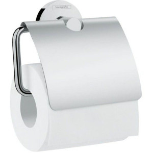 Держатель туалетной бумаги с крышкой Hansgrohe Logis Universal хром 41723000 Держатель туалетной бумаги с крышкой Hansgrohe Logis Universal хром 41723000