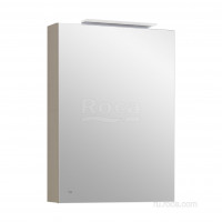 Шкаф зеркальный Roca Oleta правый 500x700x137 мм LED-подсветка капучино матовый A857644515