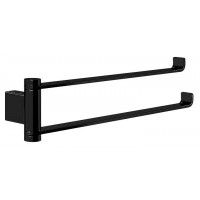 Полотенцедержатель двойной Gessi Emporio матовый черный 63617-299