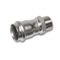 Ниппель переходной Sanha NiroPress AISI 304L ВПр-НР 22 мм x 1/2 191243G22123