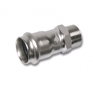 Ниппель переходной Sanha NiroPress AISI 304L ВПр-НР 22 мм x 1/2 191243G22123 Ниппель переходной Sanha NiroPress AISI 304L ВПр-НР 22 мм x 1/2 191243G22123