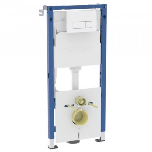 Инсталляция для унитаза Geberit Duofix Delta 112 см с креплением и клавишей Delta50 458.128.DW.2