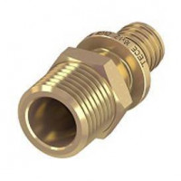 Соединение прямое с ниппелем TECE TECEspring AX 16х1/2 латунь 765502S