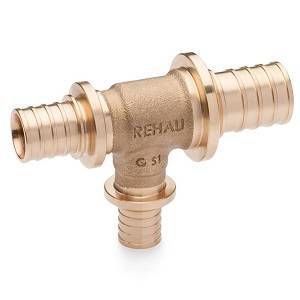 Тройник REHAU RAUTITAN RX 32-25-25 бронза 13777461001 Тройник REHAU RAUTITAN RX 32-25-25 бронза 13777461001