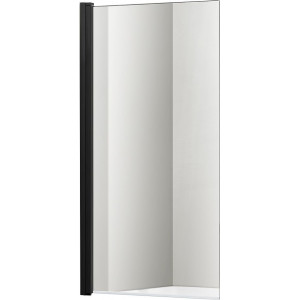 Шторка на ванну Aquanet Delta SBA 08015BL 800x1500 мм поворотная черный профиль AQ DEL SBA 08015BL