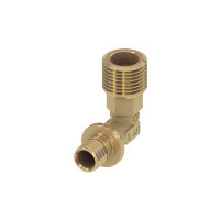 Уголок соединительный TECE TECEflex 25 мм x 3/4 с наружной резьбой 707525