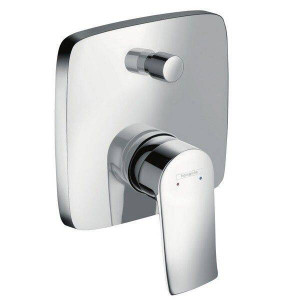 Смеситель для ванны и душа Hansgrohe Metris однорычажный скрытого монтажа 31454000 Смеситель для ванны и душа Hansgrohe Metris однорычажный скрытого монтажа 31454000