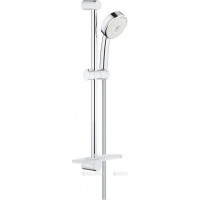 Душевой гарнитур GROHE Tempesta Cosmopolitan 100 3 режима штанга 600 мм шланг 1750 мм полочка хром 27929002