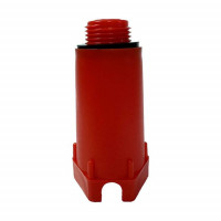 Заглушка Henco 1/2 дюйма НР 80 мм красная PLUG04-R80
