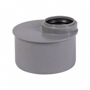 Редукция короткая Ostendorf HT HTRK 75/50 мм PP RAL 7037 113715 Редукция короткая Ostendorf HT HTRK 75/50 мм PP RAL 7037 113715