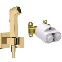 Комплект гигиенического душа Hansgrohe Vernis Blend полированное золото 29233990/29235180
