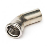 Отвод 45° SANHA NiroPress AISI 304L ВПр-НПр 35 мм 69104035.3