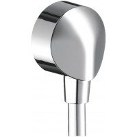 Шланговое подсоединение Hansgrohe FixFit Square с обратным клапаном хром 27454000