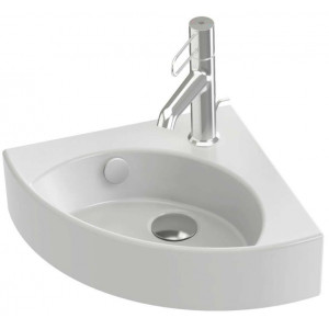 Рукомойник угловой Jacob Delafon Odeon Rive Gauche 34х34 см белый EGP112-00