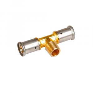 Тройник пресс латунный HENCO 16х1/2х16 НР 14P-160416 Тройник пресс латунный HENCO 16х1/2х16 НР 14P-160416