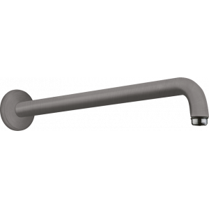 Держатель для верхнего душа hansgrohe 389 мм 1/2 черный хром шлифованный 27413340