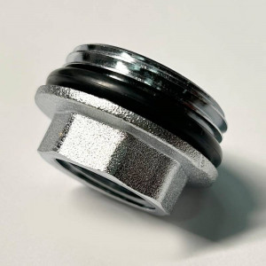 Переходник резьбовой General Fittings 1 x 1/2 НВ хромированный с O-Ring 634C4201 Переходник резьбовой General Fittings 1 x 1/2 НВ хромированный с O-Ring 634C4201
