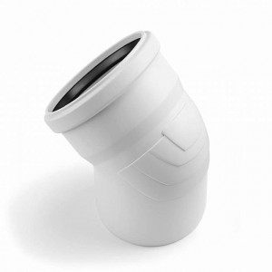 Отвод REHAU RAUPIANO Plus 50 мм 15° 11210941003