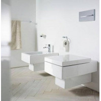 Унитаз подвесной Duravit Vero 37x54.5 см вертикальный смыв белый 2217090000