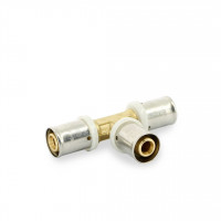 Тройник пресс равнопроходной General Fittings 16х16х16 мм 706G6661