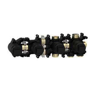 Скрытая часть термостатического смесителя Almar Water Control Modular на 3 выхода E169002