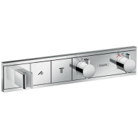 Термостат hansgrohe RainSelect на 2 потребителя внешняя часть 15355000