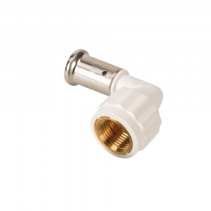 Угольник 90° пресс ПВДФ HENCO 26x3/4 ВР 6PKW-2605