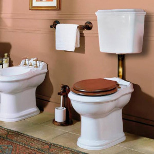 Унитаз напольный Azzurra Jubilaeum 59x40x42 см низкий бачок бронза 751393