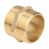 Ниппель резьбовой Gappo G1204 латунный 1 HP G1204