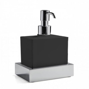 Дозатор настольный 3SC SK 3.0 композит Solid Surface черный хром SK01DASL.NO