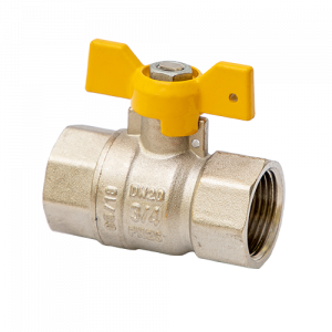 Кран шаровой газовый Högert Technik Premium 3/4 ВВ PN 25 бабочка BV81305 Кран шаровой газовый Högert Technik Premium 3/4 ВВ PN 25 бабочка BV81305