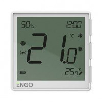 Беспроводной терморегулятор ENGO Controls EONE Zigbee с аккумулятором белый EONEBATW