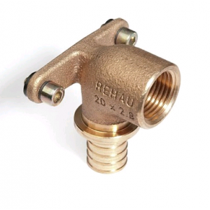 Угольник настенный REHAU RAUTITAN RX+ 25-Rp 3/4 бронза 14563613001 Угольник настенный REHAU RAUTITAN RX+ 25-Rp 3/4 бронза 14563613001