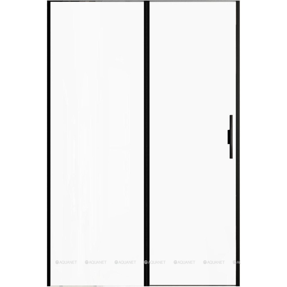Душевая дверь Allen Brau Priority 1400 мм стекло Optiwhite черный брашированный алюминий 3.31036.BBA
