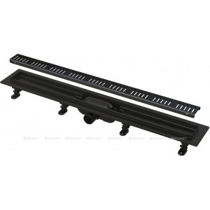Водоотводящий желоб AlcaPlast APZ10BLACK-750M черный матовый 750 мм APZ10BLACK-750M Водоотводящий желоб AlcaPlast APZ10BLACK-750M черный матовый 750 мм APZ10BLACK-750M