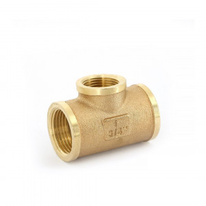 Тройник резьбовой General Fittings 1 x 3/4 x 1 ВР-ВР-ВР бронза B3131A0605 Тройник резьбовой General Fittings 1 x 3/4 x 1 ВР-ВР-ВР бронза B3131A0605