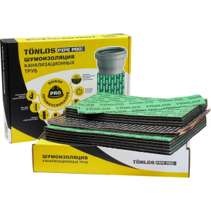 Комплект для шумоизоляции канализационных труб TONLOS Home Pipe Pro 9 мм Комплект для шумоизоляции канализационных труб TONLOS Home Pipe Pro 9 мм