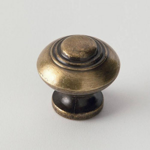 Ручка-кнопка мебельная EBAN Wrought Bronze бронза состаренная FAC12PO Ручка-кнопка мебельная EBAN Wrought Bronze бронза состаренная FAC12PO