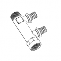 Гребенка распределительная Rehau Rautitan 2 контура 20-R/Rp 3/4 13661301001