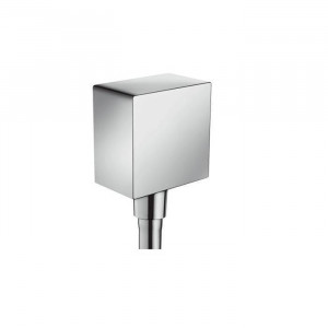 Шланговое подсоединение Hansgrohe FixFit Square хром 26455000