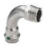 Угловой переход 90° Viega Sanpress Inox SC-Contur 35x1 1/4 НР 436940