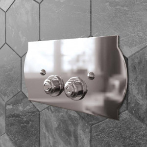 Клавиша смыва для бачков Geberit UP320 Tiffany World TW 300.1 хром TW300.1cr Клавиша смыва для бачков Geberit UP320 Tiffany World TW 300.1 хром TW300.1cr
