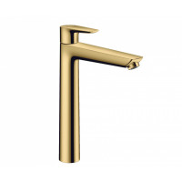 Смеситель для раковины Hansgrohe Talis E 240 со сливным гарнитуром полированное золото 71716990