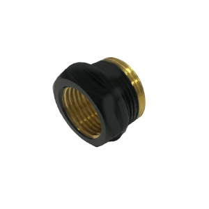 Переходник Schlosser 3/4 НР х 1/2 ВР с уплотнителем черный матовый 603000071 RAL 9005 matt Переходник Schlosser 3/4 НР х 1/2 ВР с уплотнителем черный матовый 603000071 RAL 9005 matt