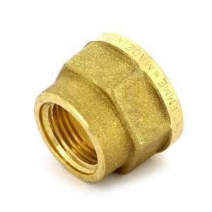 Муфта латунная Tiemme 3/4 x 1/2 дюйма ВР-ВР 1500046 Муфта латунная Tiemme 3/4 x 1/2 дюйма ВР-ВР 1500046