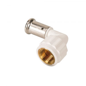 Угольник 90° пресс ПВДФ HENCO 20x3/4 ВР 6PKW-2005