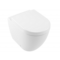 Унитаз приставной Villeroy & Boch Subway 2.0 370x560 мм DirectFlush CeramicPlus альпийский белый 5602R0R1