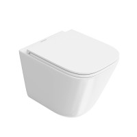 Унитаз подвесной Kerama Marazzi Cubo 34х48 см смыв торнадо с сиденьем CU.T.wc.02