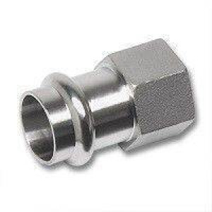 Муфта переходная SANHA NiroSan 28x3/4 пресс-ВР 69270G2834 Муфта переходная SANHA NiroSan 28x3/4 пресс-ВР 69270G2834