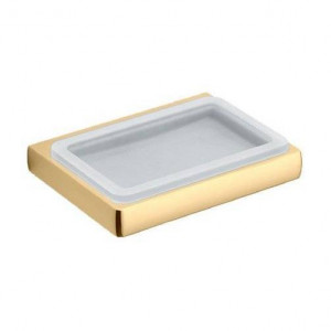 Мыльница подвесная Colombo Design Lulu PVD золото матовое стекло B6201.HPS-VAN Мыльница подвесная Colombo Design Lulu PVD золото матовое стекло B6201.HPS-VAN